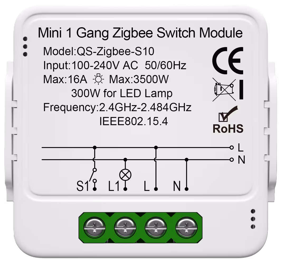 1g 1 Gang switch module (Zigbee) - الصورة 1