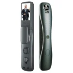 Lezn Cat Eye i7 Smart Door Lock With Fingerprint, Black - 2383